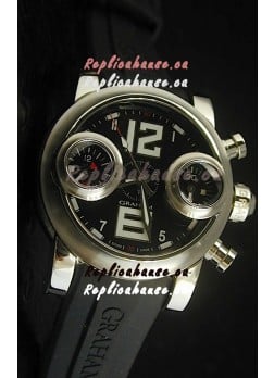 Graham Chronograph Swordfish Swiss Replica Watch in Black Dial