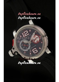 Graham Chronofighter Swiss Replica Watch in Black Dial