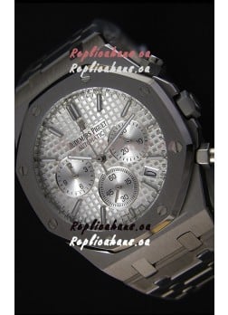 Audemars Piguet Royal Oak Chronograph Silver Toned Dial Swiss Quartz Replica Watch - 41MM