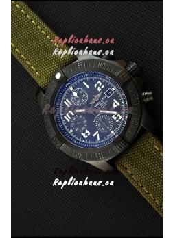 Breitling Avenger Titanium Case Swiss Replica Watch Carbon Dial 1:1 Mirror Replica Watch