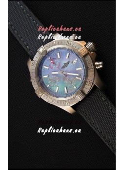 Breitling Avenger Titanium Case Swiss Replica Watch MOP Dial 1:1 Mirror Replica Watch