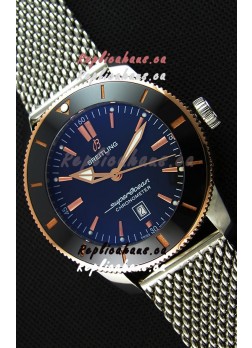Breitling SuperOcean Heritage II B20 44MM Black Dial Two Tone Bezel 1:1 Mirror Replica
