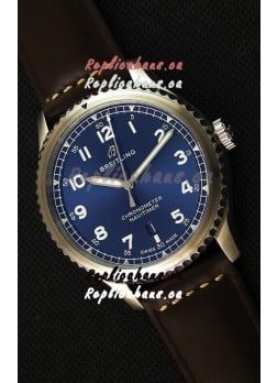 Breitling Navitimer 8 Automatic 41MM Swiss Replica Watch in Blue Dial 