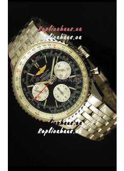 Breitling Navitimer 01 Swiss 1:1 Mirror Updated 2017 Replica Watch in Black Dial