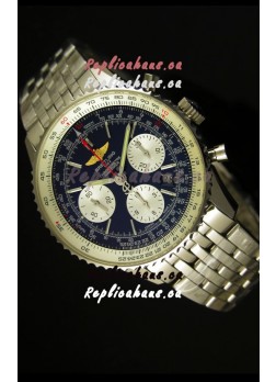 Breitling Navitimer 01 Swiss 1:1 Mirror Updated 2017 Replica Watch in Blue Dial