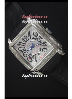 Franck Muller Conquistador King Automatic Swiss Replica Watch in Stainless Steel