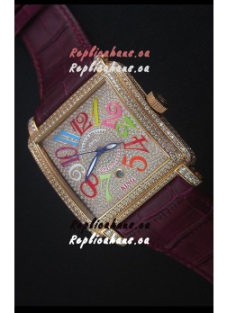 Franck Muller Conquistador King Automatic Crazy Colors Swiss Replica Watch 
