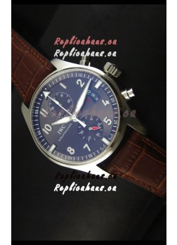 IWC IW387802 Pilot Chronograph 1:1 Mirror Replica with Leather Strap