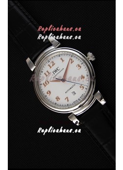 IWC Schaffhausen DA Vinci IW356601 Automatic Swiss Watch White Dial 1:1 Mirror Replica 
