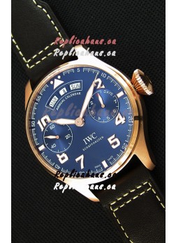 IWC Big Pilot Annual Calender Steel Blue Dial 1:1 Mirror Replica