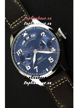 IWC Big Pilot Annual Calender Steel Blue Le Petit Prince Edition 1:1 Mirror Replica