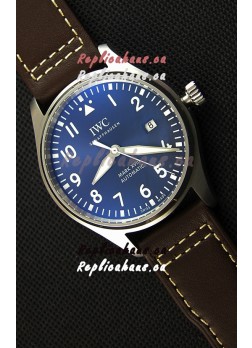 IWC Pilot's MARK XVIII IW327010 Steel Blue Dial Le Petit Prince Swiss Replica Watch 1:1 Mirror Edition