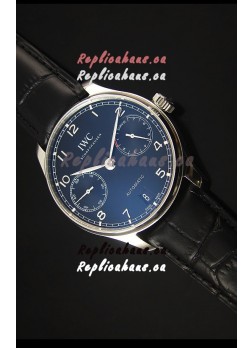 IWC IW500703 Portugieser Swiss 1:1 Mirror Replica Watch Black Dial - Updated 2016 Version