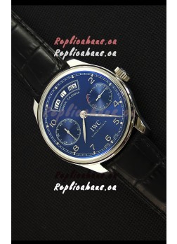 IWC Portugieser Annual Calender Midnight Blue IW503502 1:1 Mirror Replica Watch