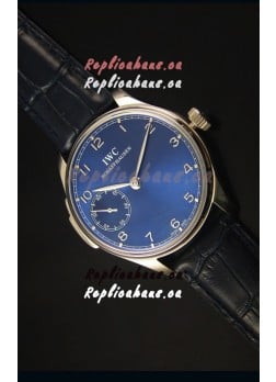 IWC Portuguese Handwind Ref# IW5242 Swiss 1:1 Mirror Blue Dial Watch