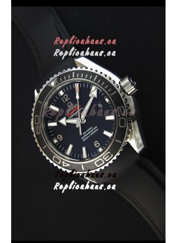 Omega Seamaster Planet Ocean Swiss Black Strap Replica 45MM 1:1 Ultimate Edition Watch 