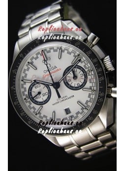 Omega Speedmaster Racing Co-Axial Master Chronograph Swiss Replica Watch White Dial