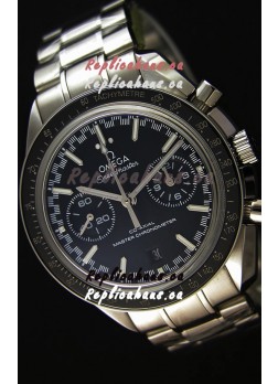 Omega Speedmaster Racing Co-Axial Master Chronograph Swiss Replica Watch Black Dial