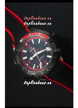 Omega Seamaster Planet Ocean Deep Black Red GMT 1:1 Edition Swiss Replica Watch