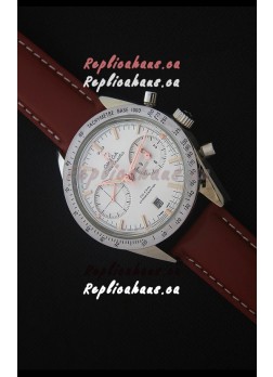 Omega Speedmaster 57 Co-Axial Chronograph Watch in Brown Leather Strap