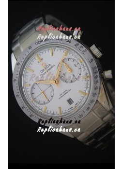 Omega Speedmaster 57 Co-Axial Chronograph in Yellow Gold Markers Swiss Watch