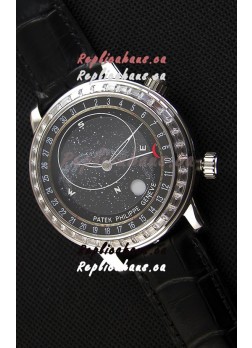 Patek Philippe Grand Complication 6102P Celestial Moon Age Grey Dial Swiss Replica Watch 