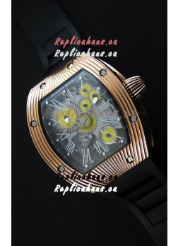 Richard Mille RM 018 Tourbillon Hommage A Boucheron Swiss Watch Yellow Gold Case
