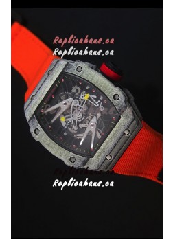 Richard Mille RM027 Tourbillon Rafael Nadal Edition Swiss Watch in Forged Carbon Case