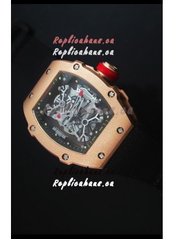 Richard Mille RM027 Tourbillon Rafael Nadal Edition Swiss Watch in 18K Rose Gold