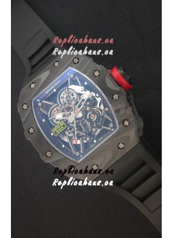 Richard Mille RM035-2 Rafael Nadal Forged Carbon Case with Red Crown