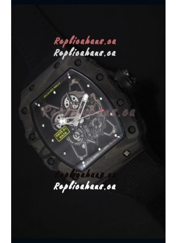 Richard Mille RM35-01 Rafael Nadal Edition Swiss Replica Watch Black Nylon Strap
