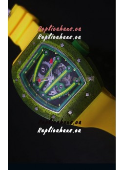 Richard Mille RM059 Yohan Blake Edition Swiss Replica Watch in Green Bezel