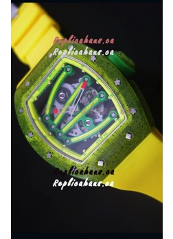 Richard Mille RM059 Yohan Blake Edition Swiss Replica Watch in Yellow Bezel