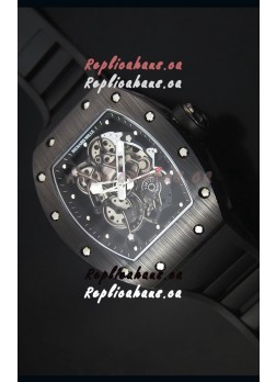 Richard Mille RM055 Ceramic Case Watch in Black Inner Bezel