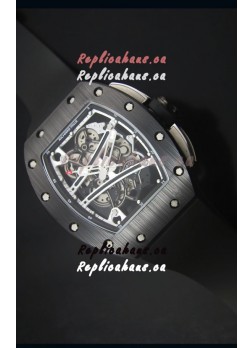 Richard Mille RM061 Ceramic Case Swiss Black and White Bezel Replica Watch