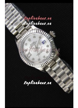Rolex Datejust Ladies Star Diamonds Markers Swiss Watch CAL.2236 Movement 1:1 Mirror Replica