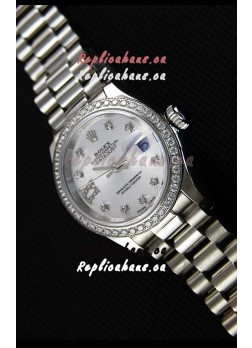 Rolex Datejust Ladies Star Diamonds Markers Swiss Watch CAL.2236 Movement 1:1 Mirror Replica