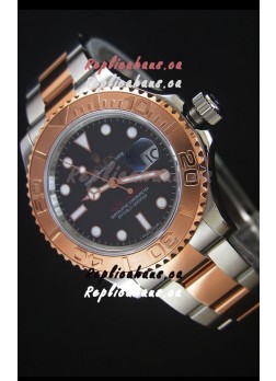 Rolex Yacht-Master 40 Everose Gold 1:1 Swiss Replica Watch with 3135 Movement 