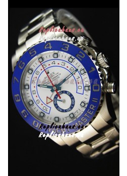 Rolex Yachtmaster II Stainles Steel Ref.116680 1:1 Mirror Replica Watch (Working Stopwatch Edition) 