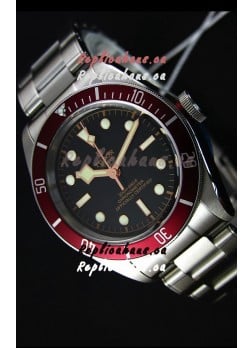 Tudor Heritage Black Bay Red Bezel Swiss Replica Watch 1:1 Ultimate Mirror Replica Edition