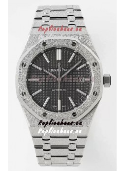Audemars Piguet Royal Oak 15410BC 41MM Grey Dial 904L Steel CALIBRE 3120 Movement 1:1 Mirror Replica