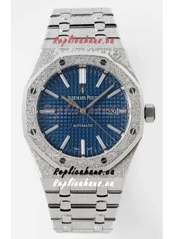 Audemars Piguet Royal Oak 15410BC 41MM Blue Dial 904L Steel CALIBRE 3120 Movement 1:1 Mirror Replica
