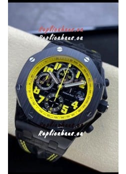 Audemars Piguet Royal Oak Offshore Bumble Bee Black Dial Chronograph 1:1 Mirror Replica Watch