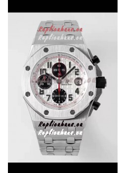 Audemars Piguet Royal Oak Offshore PANDA Chronograph 1:1 Mirror Replica Watch - 904L Steel