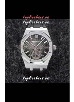 Audemars Piguet Royal Oak Tourbillon 41mm in 904L Casing - Grey Tapisserie Dial 1:1 Ultimate Replica