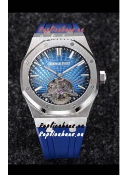 Audemars Piguet Royal Oak Tourbillon 41mm in 904L Casing - Blue Tapisserie Dial 1:1 Ultimate Replica