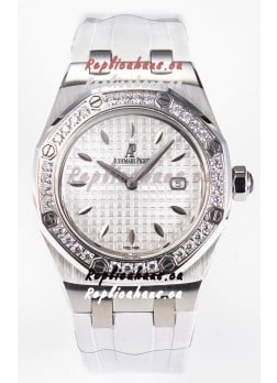 Audemars Piguet Royal Oak 33MM 904L Steel Quartz White Dial Swiss Replica Watch