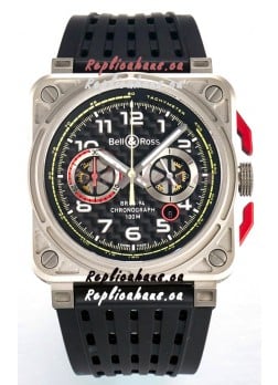 Bell & Ross BR03-94 Titanium Case Carbon Dial Chronograph 1:1 Mirror Replica Watch