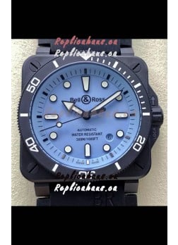 Bell & Ross BR03-92 Divers Edition PVD Coated 1:1 Mirror Replica Blue Dial