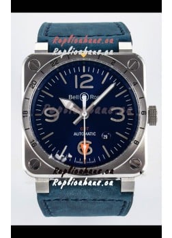Bell & Ross BR03-93 GMT Edition Blue Dial 1:1 Mirror Replica Watch 